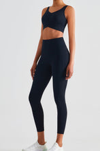 Load image into Gallery viewer, Wide Waistband Sports Leggings with Pockets
