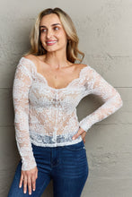 Load image into Gallery viewer, Ninexis Be Kind Off The Shoulder Lace Top

