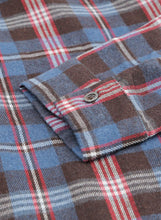 Load image into Gallery viewer, Plaid Slit High-Low Shirt with Pockets
