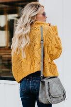 Load image into Gallery viewer, Solid Long Sleeve Turtle Neck Sweater
