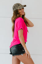 Load image into Gallery viewer, Sew In Love Tee Shirt Weather Full Size Run Pocketed Tee
