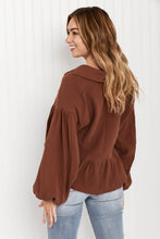 Load image into Gallery viewer, HYFVE Day in the Library Peplum Gauze Jacket DIBS LIBRARY
