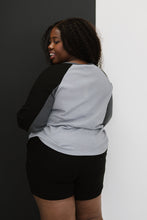 Load image into Gallery viewer, Doe &amp; Rae Small Town Full Size Run Waffle Knit Baseball Tee
