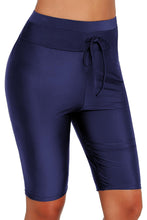 Load image into Gallery viewer, High Waist Drawstring Detail Swim Shorts
