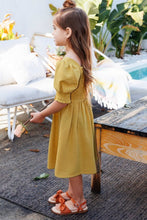 Load image into Gallery viewer, ODDI Girls Love You Forever Square Neck Midi Dress
