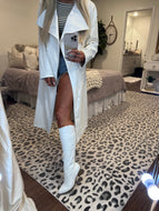 Dolly Boots In White | DIBS DOLLY