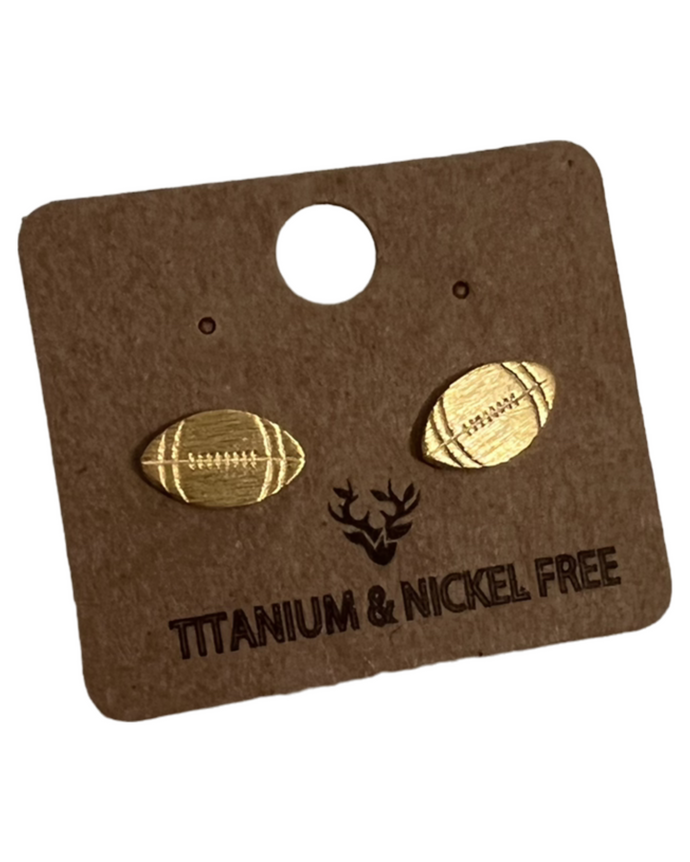Football Gold Studs