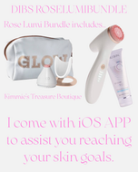 LumiSpa iO (in rose gold) , ‘Cleanser’ , & the limited time ‘Accessory Bundle’  | snatch all this all with DIBS ROSELUMIBUNDLE