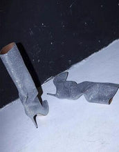 Load image into Gallery viewer, Crystal Rhinestone Thin Heels | 2 Color Options
